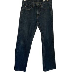 Tommy Hilfiger Tommy Men’s 31 x 30” Dark Washed Mid Rise Blue Straight L…